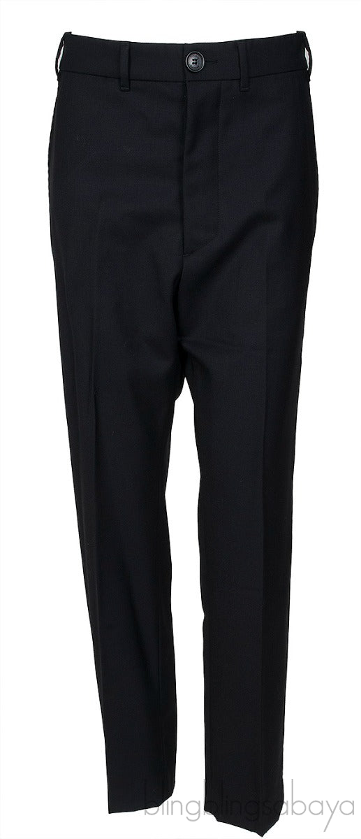 Wool Black Trouser