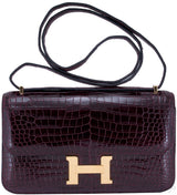 Constance Elan Crocodile Bordeaux