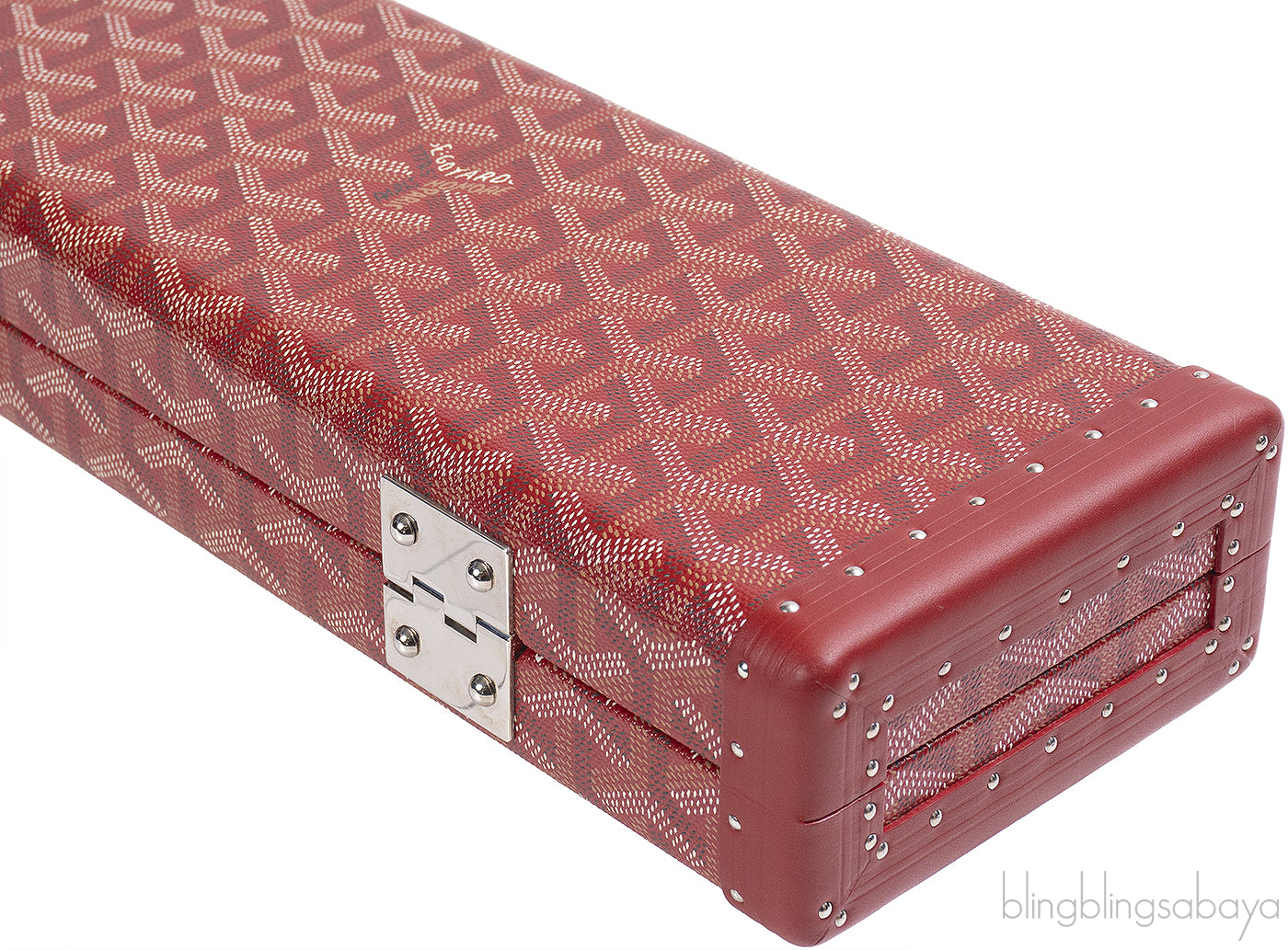 Goyard Saint Honore Trunk Bag Burgundy