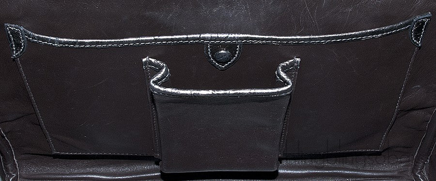 Ricky Metallic Silver Alligator Bag
