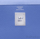 Kelly 35 Blue Paradise Taurillon Clem.
