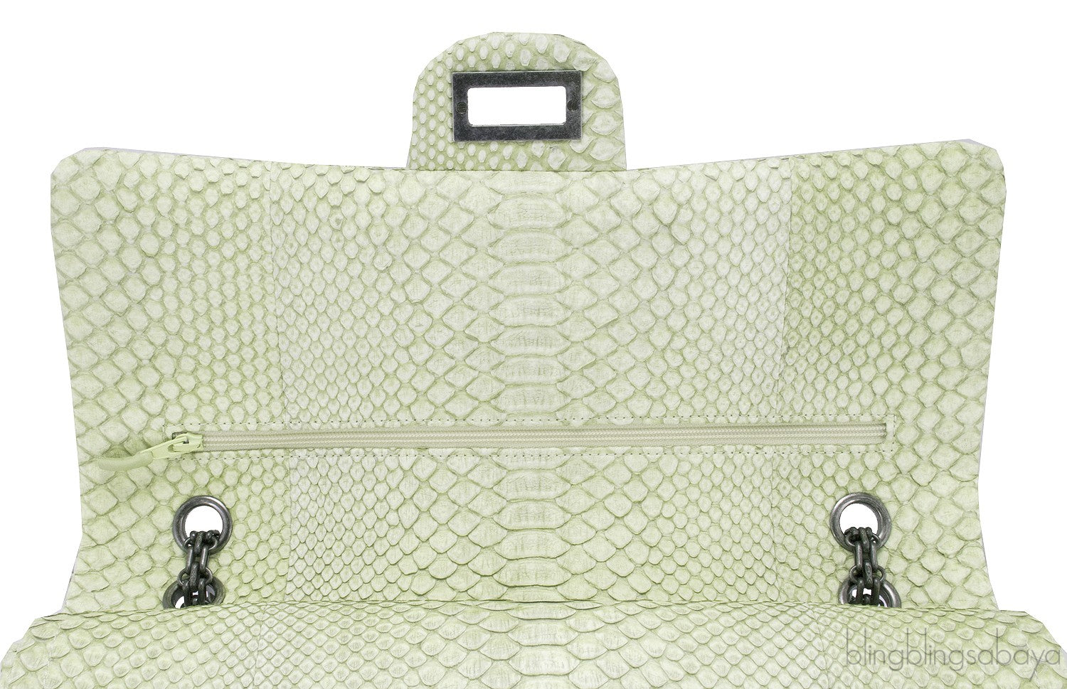 2.55 Reissue Jumbo Flap Bag Python