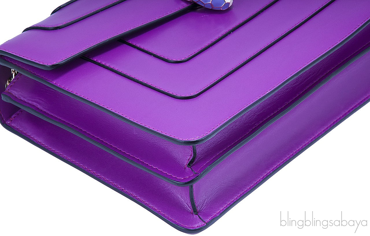 Serpenti Purple Shoulder Bag