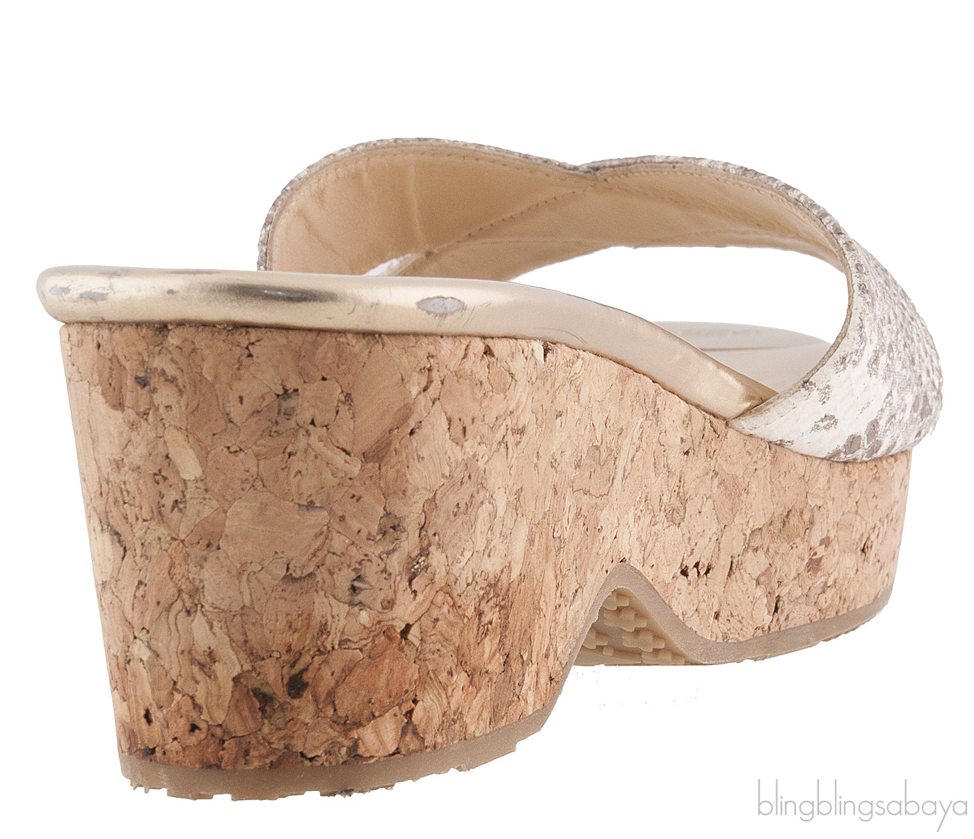 Panna Snake Print Leather Sandals