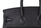 Birkin Rock 25 Black Volupto PHW Hermes Limited Edition