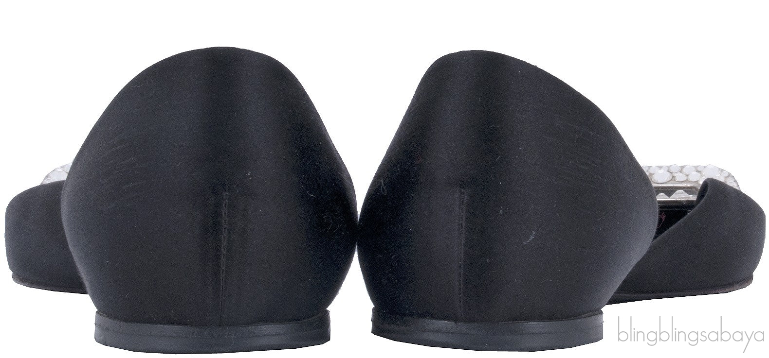 10 MM Satin Swarovski Flats