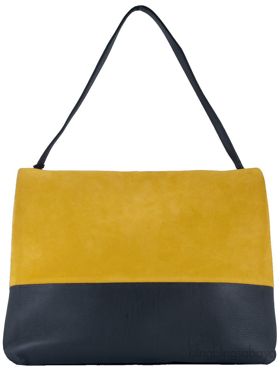 Tri-color All Soft Shoulder Bag