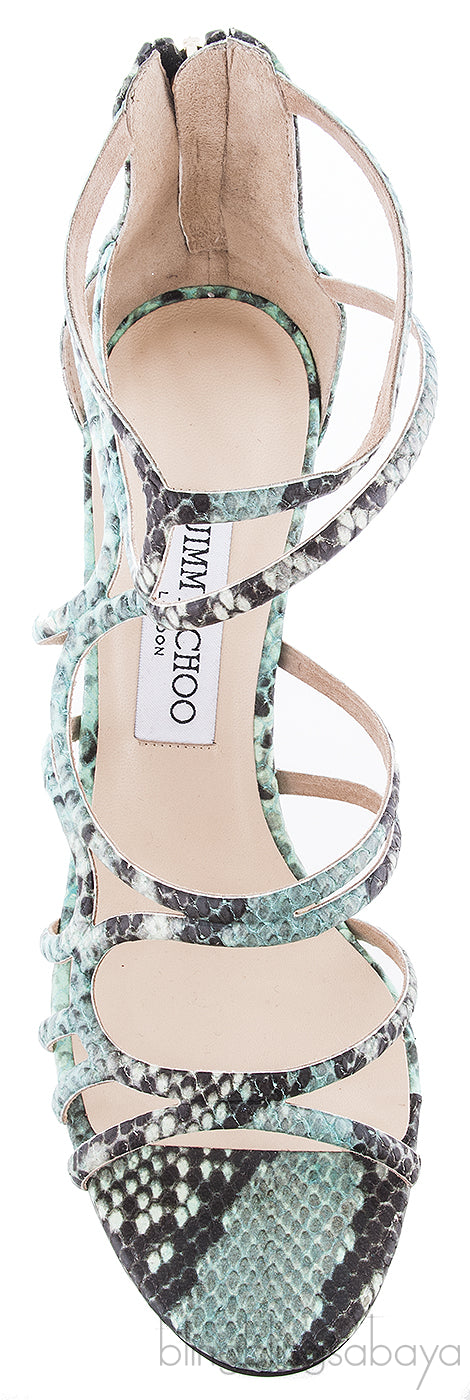 Summit Snake Print Strappy Sandals