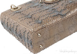 Lady Dior Beaded Python Small Handbag GHW