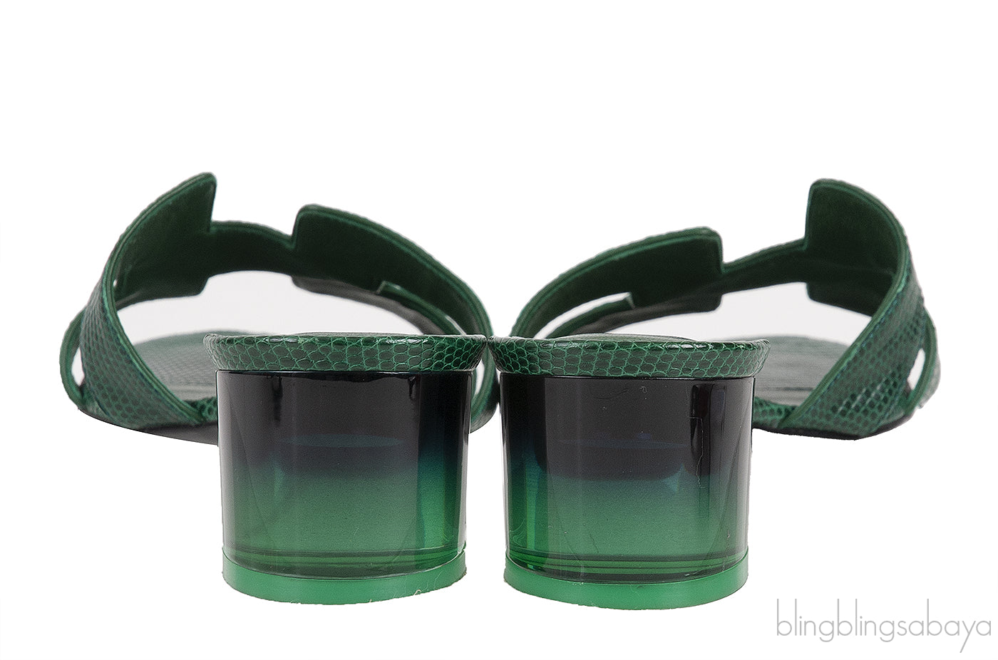 Oasis Vert Lizard Sandals