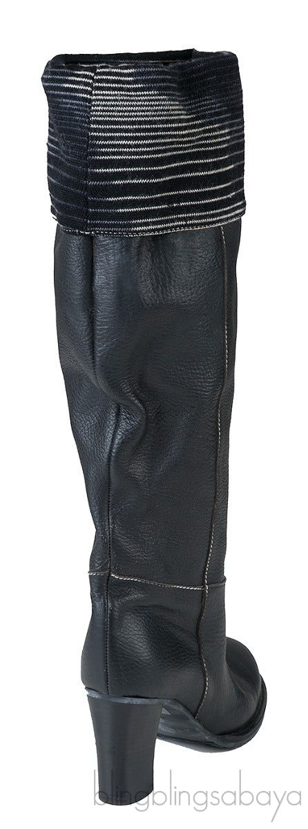 Black Leather Boots