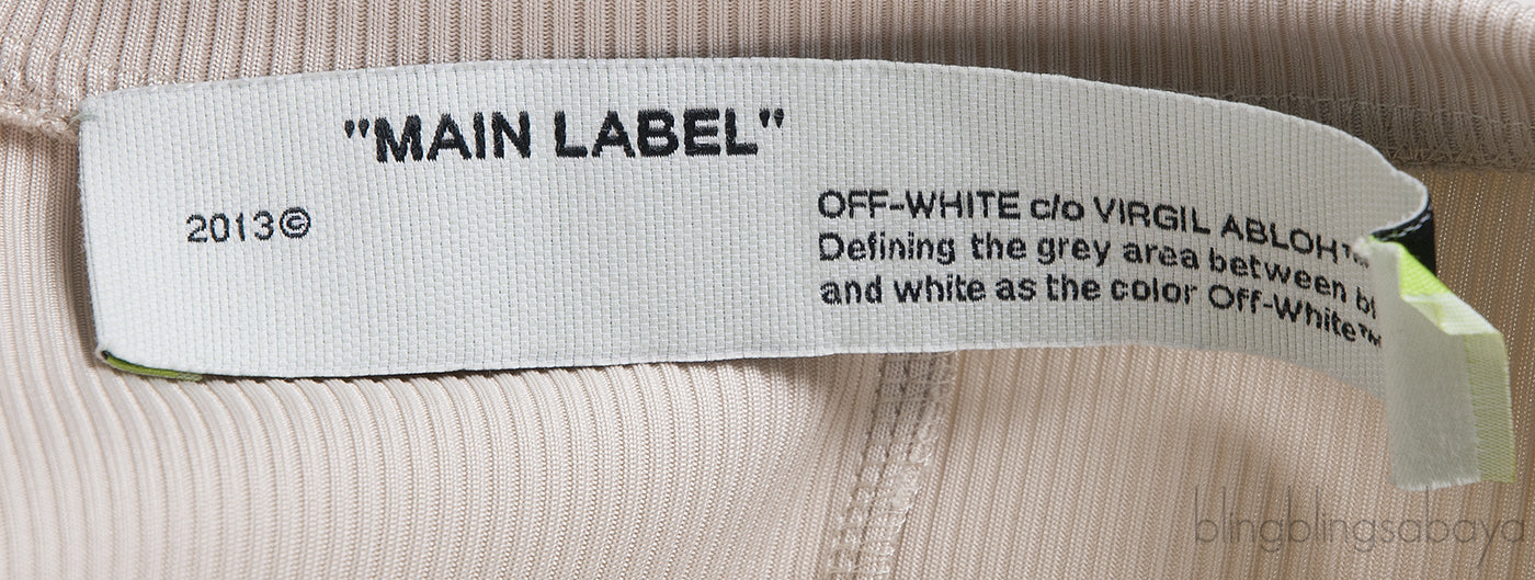 Off-white Cold Shoulder Ruffle Dress
