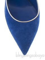 Blue Suede Chic Pump*