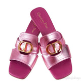 OR Montaigne Metallic Fuchsia Heels Slide