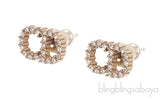Petit CD Mini Stud Earrings