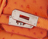 Hermes Birkin 30 Orange Ostrich PHW