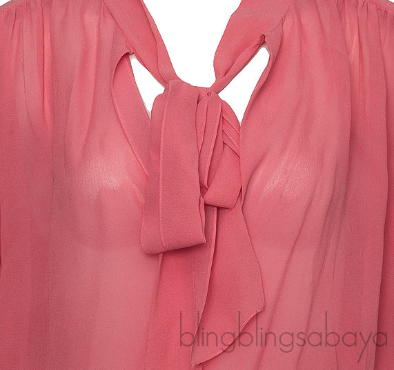 Coral Pink Peplum