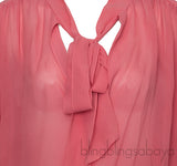 Coral Pink Peplum