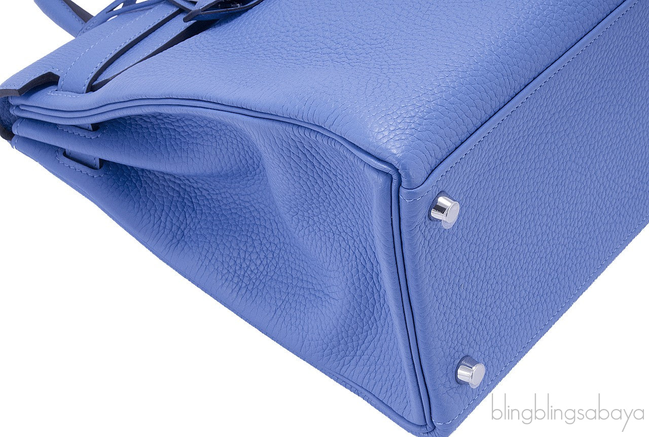 Kelly 35 Blue Paradise Taurillon Clem.