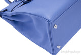 Kelly 35 Blue Paradise Taurillon Clem.