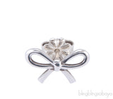Sterling Silver Bow Earrings