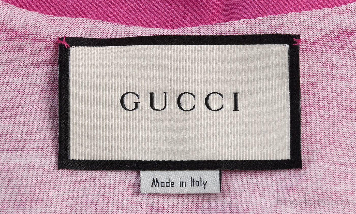 Gucci Pink Ignasi Monreal Cat Teacup Print Tank top