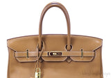 Birkin 35 Gold Taurillon Clem