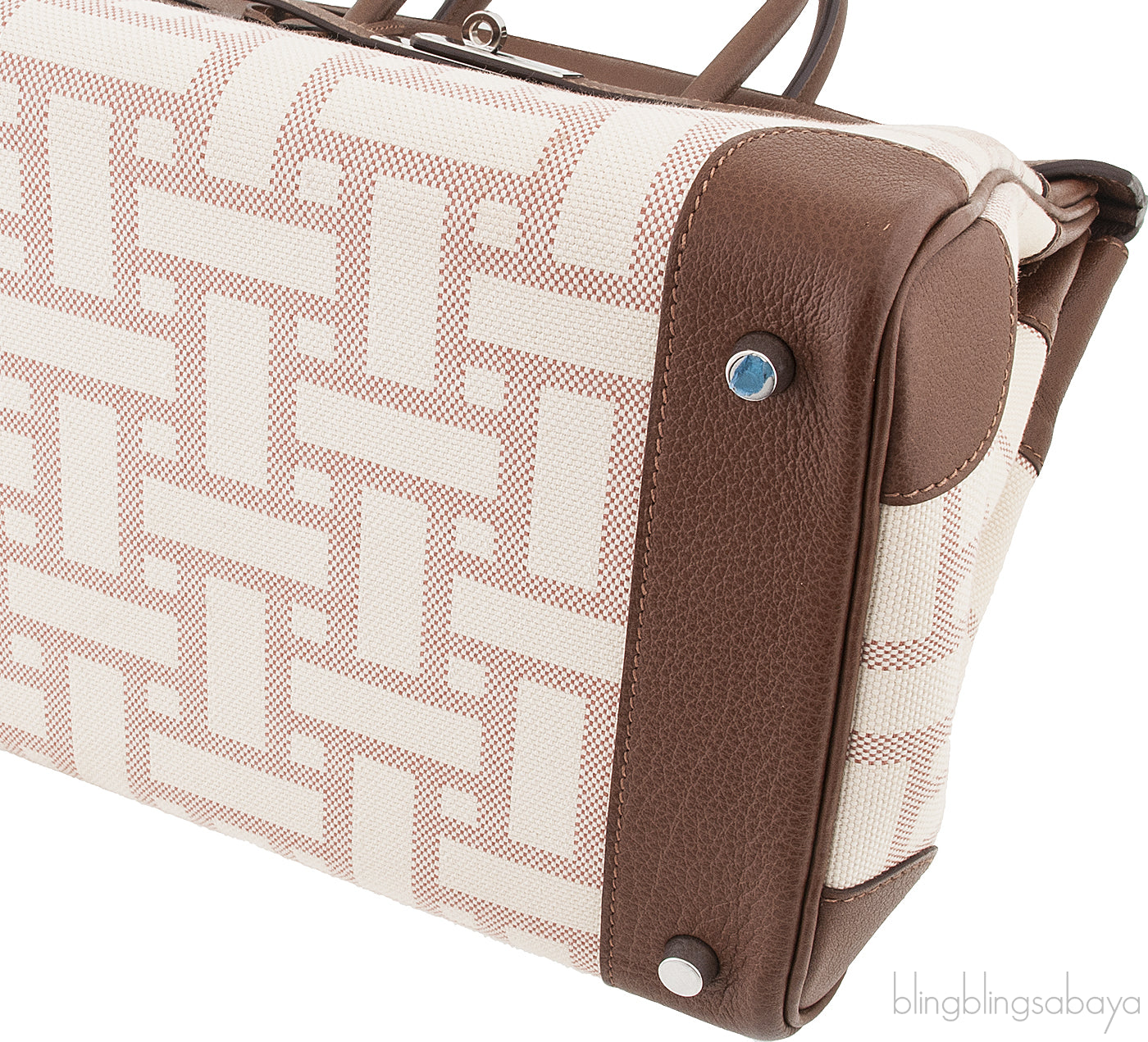 Birkin 35 Mosaic Canvas PHW