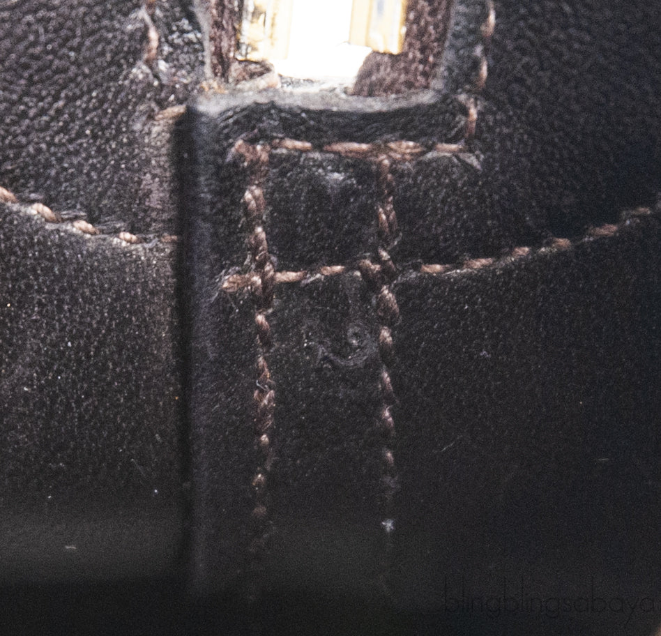 Hermes Bolide Micro 16 Brown Lizard GHW