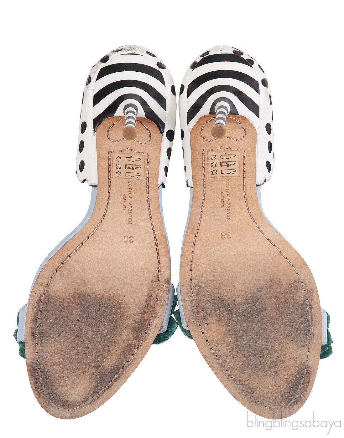 Sophia Webster Polka-dot Lilico Slingback Sandals