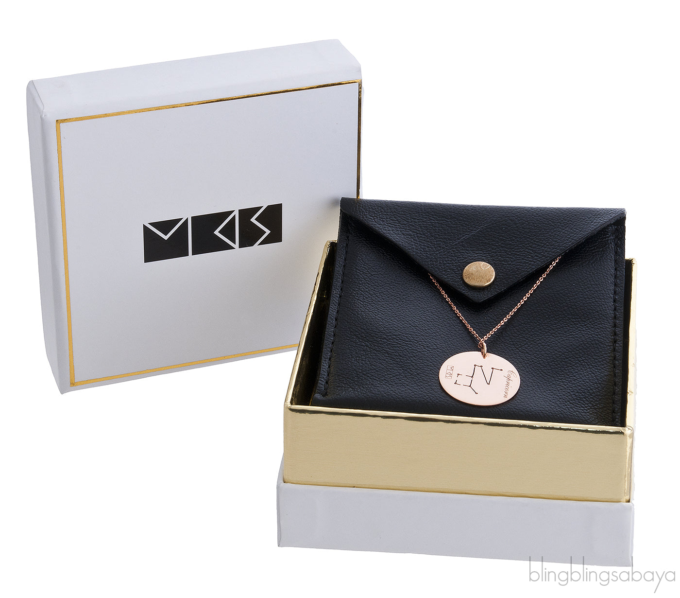 Capricorn Diamond Pendant Necklace
