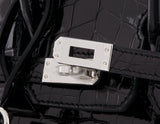 Birkin 25 Black Crocodile PHW
