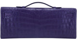 Kelly Cut Niloticus Matte Amethyst Clutch