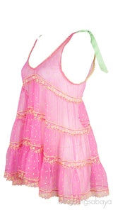 Neon Pink & Green Camisole
