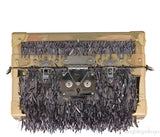 Petite Malle Gold Epi Metallic Fur Bag