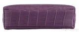L19 Crocodile Purple Pouch