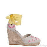 Canvas Monogram Wedge Espadrilles