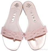 Peach & Rose Gold Slip-on Flat