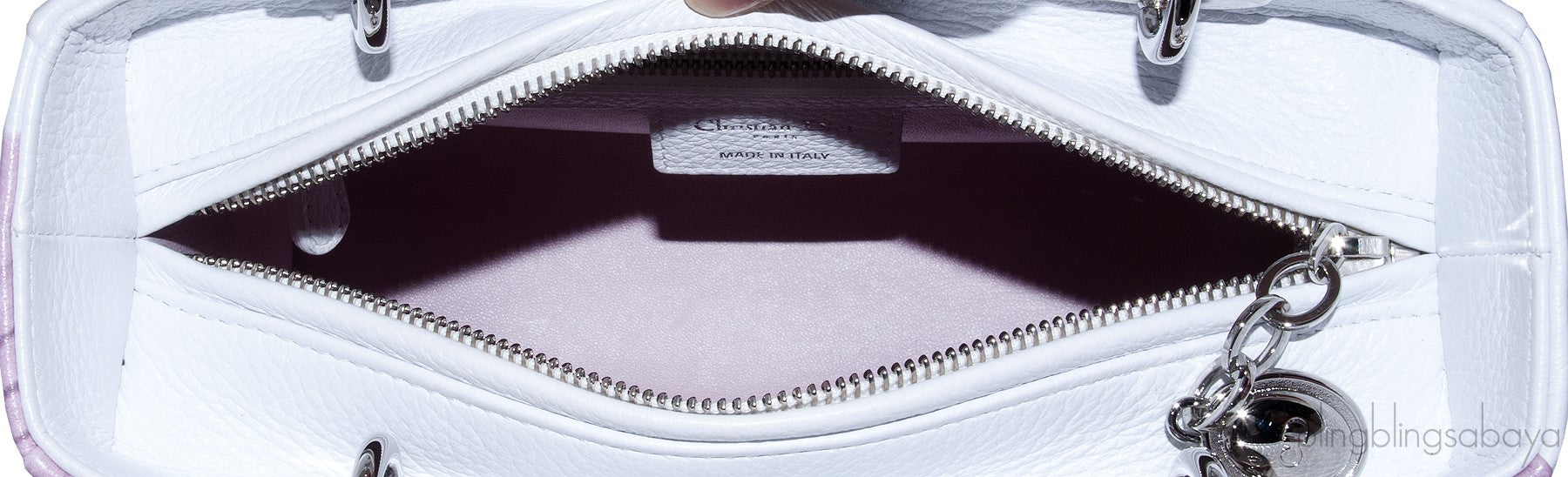 Lady Dior White Floral Print