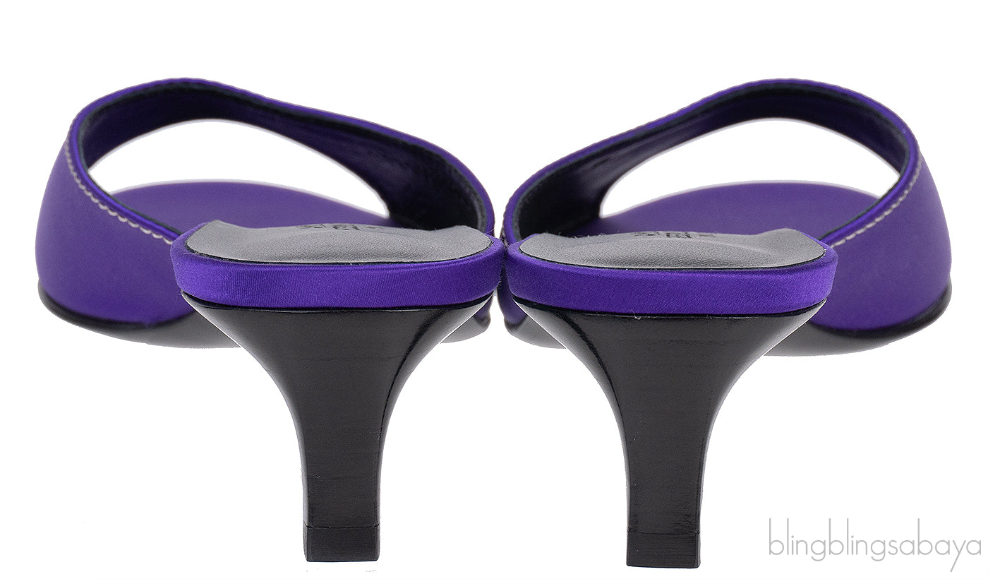 Hermes Marilyn 40 Sandals Violet Zinzolin