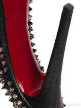Black Spike Platform Heels