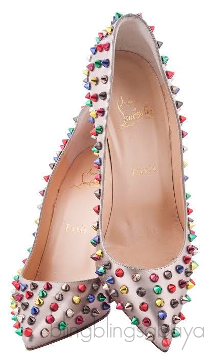 Follies Multicolor Spikes Heels