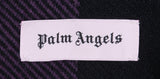Palm Angels Purple Check Print Hoodie