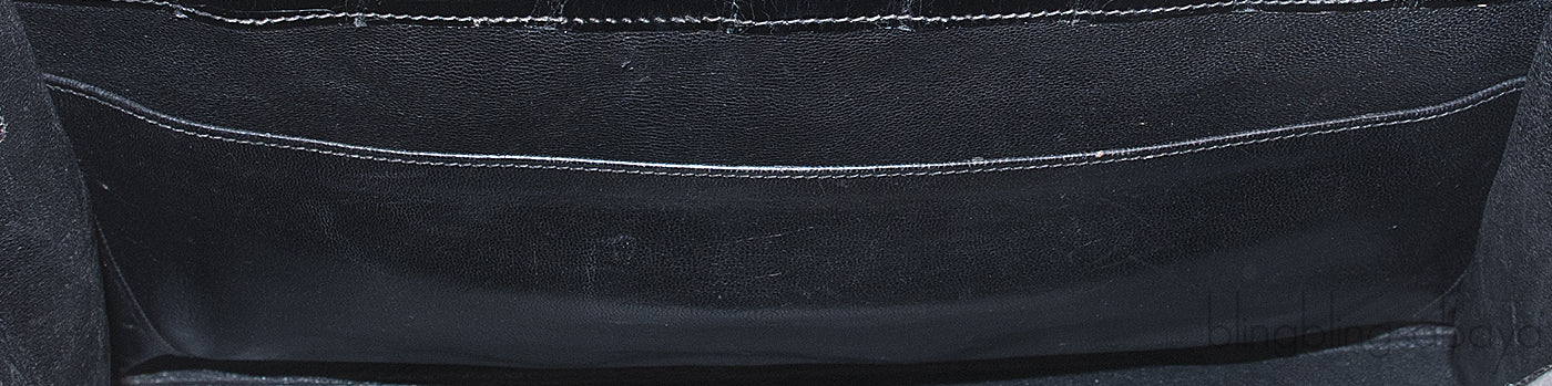 Kelly 35 Black Vintage Crocodile