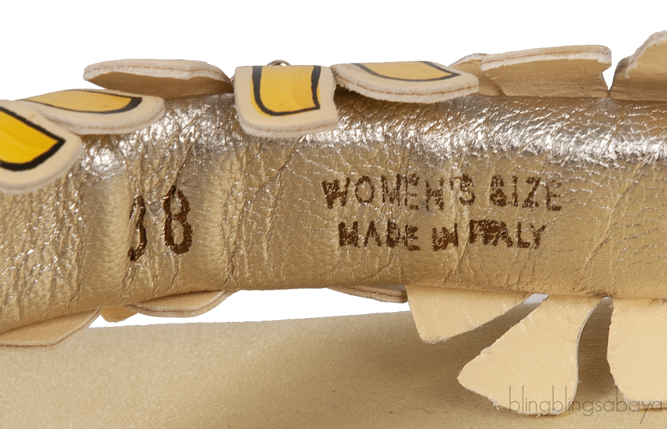 Roger Vivier Light Yellow Slide Blossom Platform Mule