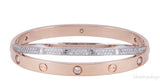 Love Diamond Double Band Bracelet