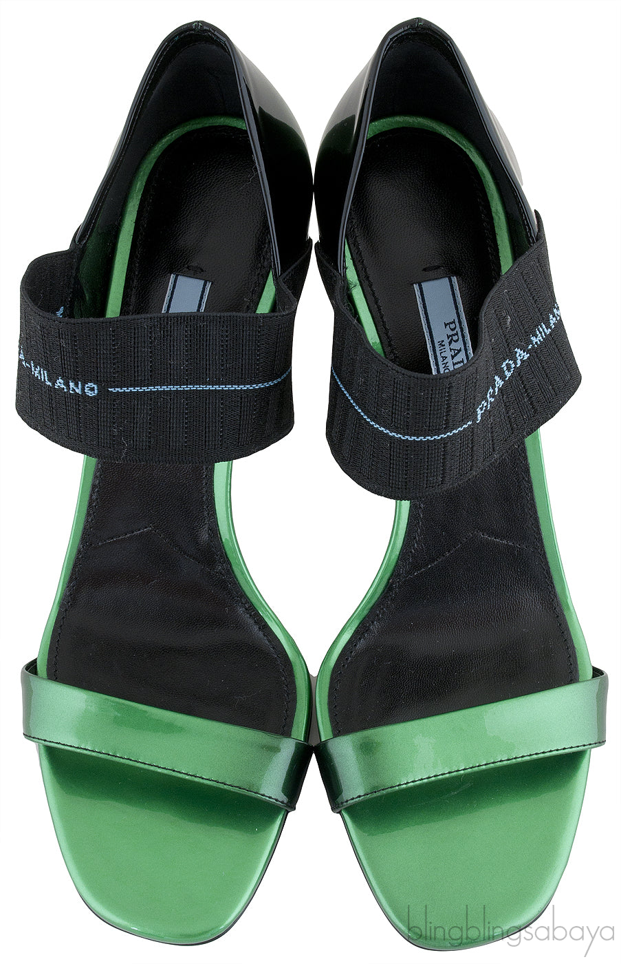 Elasticated Logo Strap Sandals
