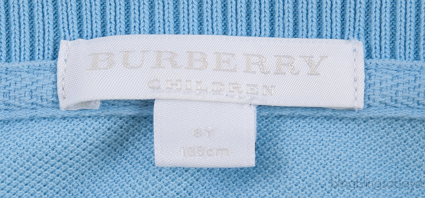 Light Blue Polo Shirt Kids Dress