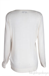 Reiss Off-white Long Sleeve Sweatshirt