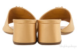 Madeleine Gold Satin Mule